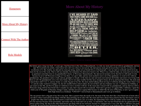 MoreAboutMyHistory screenshot