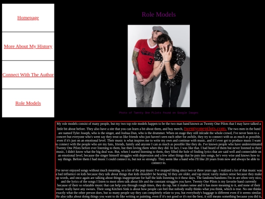 RoleModels screenshot