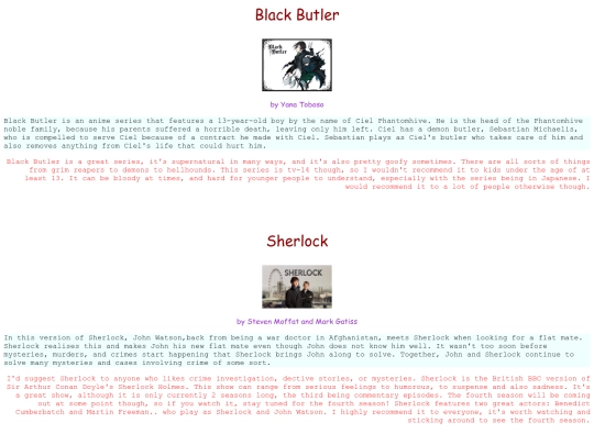cssclassminiproject screenshot
