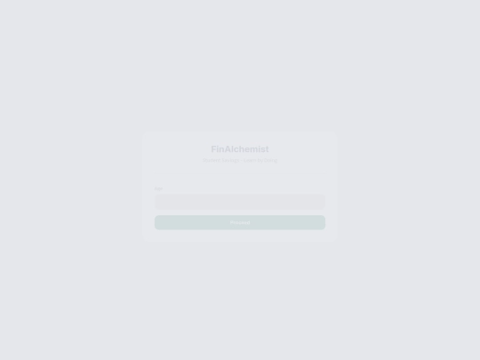 FinAlchemist screenshot