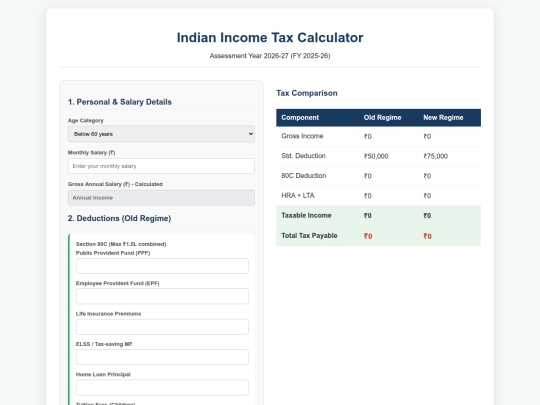 tax screenshot