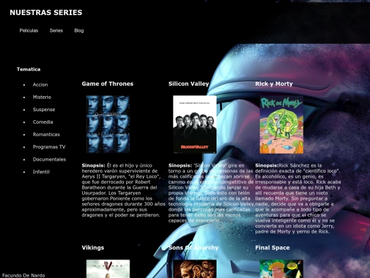 series screenshot