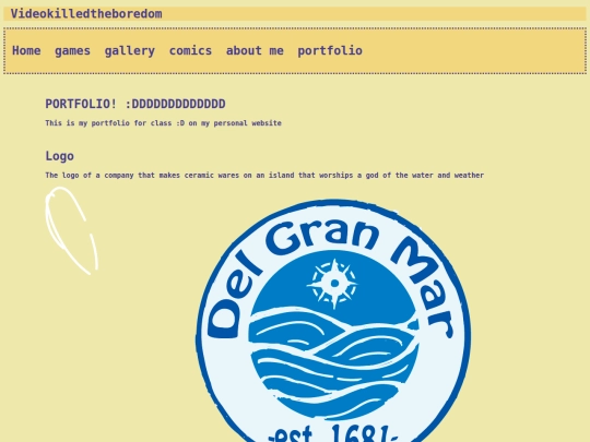 Portfolio_page screenshot