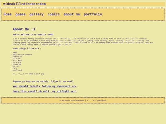 aboutme screenshot