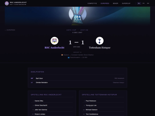 matches/uefa-cup/2007-2008/match06122007rscanderlechttottenhamhotspur screenshot