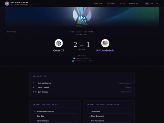 matches/uefa-cup/2007-2008/match19122007getafecfrscanderlecht screenshot