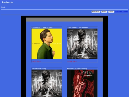 Music screenshot
