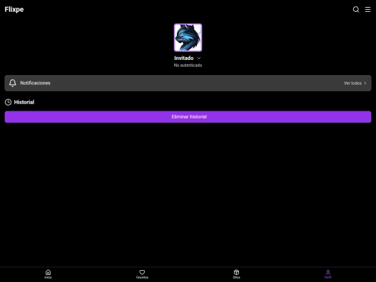 PERFIL screenshot