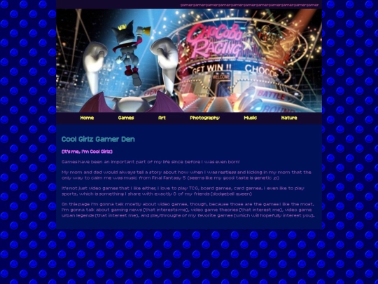 games screenshot