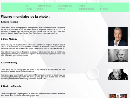 photographe screenshot