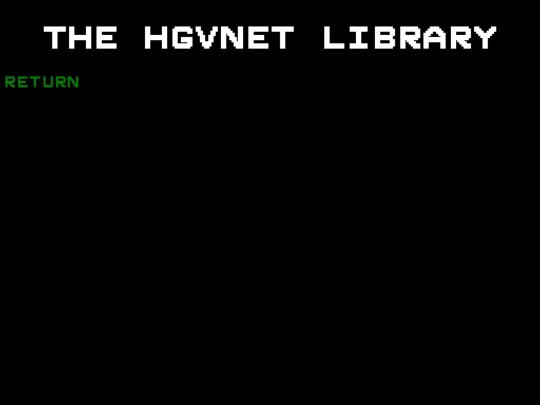 HGVNET/software screenshot