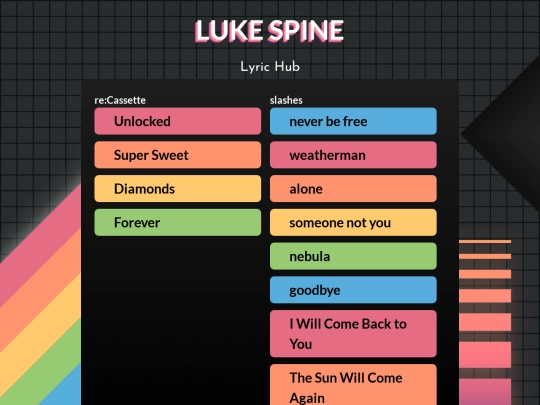 lyrics screenshot