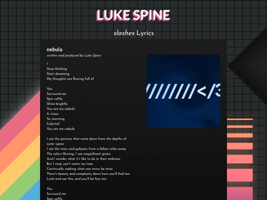 lyrics/nebula screenshot