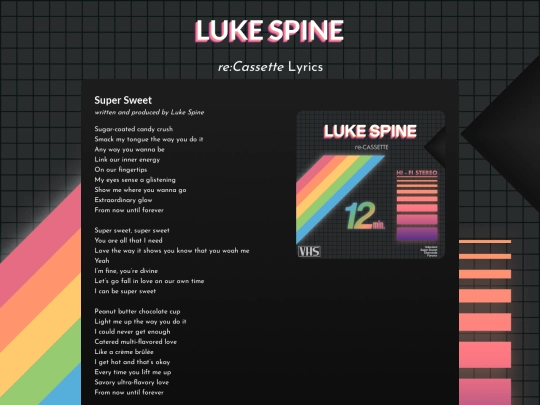 lyrics/supersweet screenshot