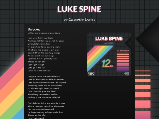 lyrics/unlocked screenshot
