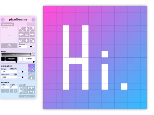 pixelbeams screenshot