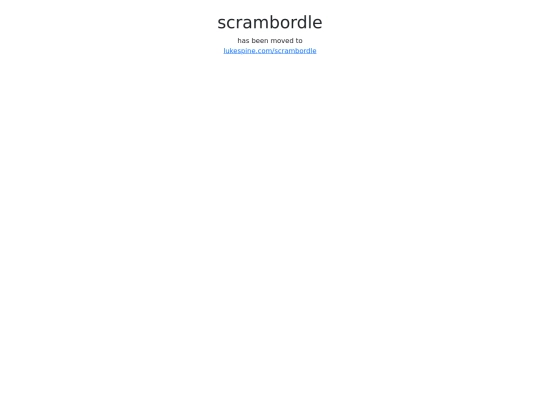 words/scrambordle screenshot