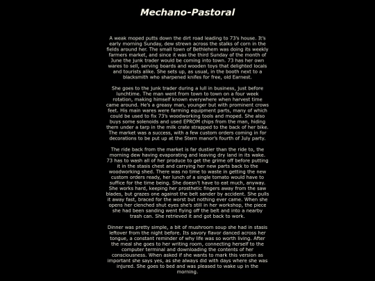Freshwater/mechbuccolic screenshot