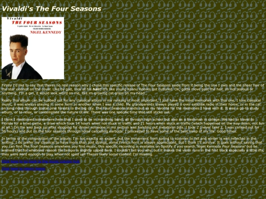 Music Reviews/Review 23, The Four Seasons/rev23 screenshot
