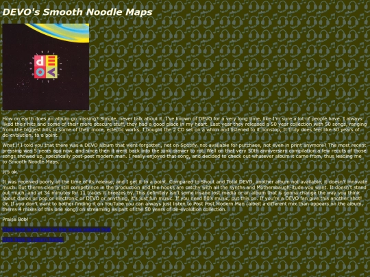 Music Reviews/Review 25, Smooth Noodle Maps/rev25 screenshot