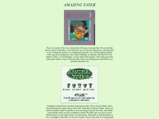 gameboy/rev4, amazing tater/rev4 screenshot