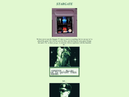 gameboy/rev8, stargate/rev8 screenshot
