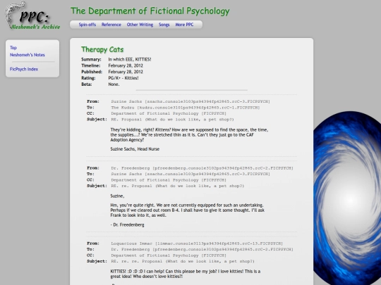 ficpsych/therapycats screenshot