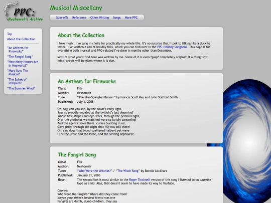 songs screenshot