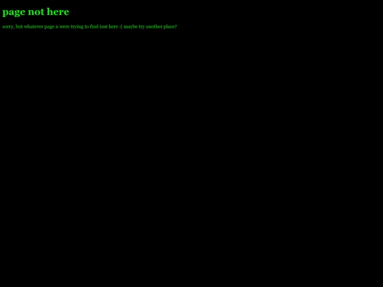 not_found screenshot