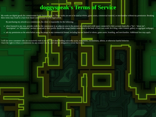 TOS screenshot
