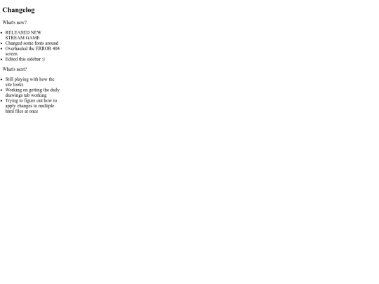ingredients/sidebar screenshot