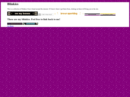 pages/HTML/blinkies screenshot