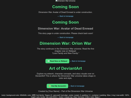 index screenshot
