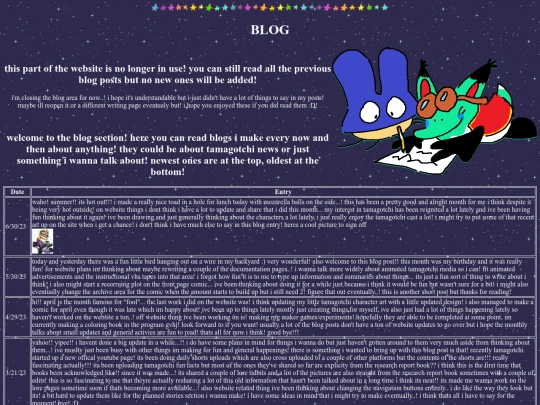 blog screenshot