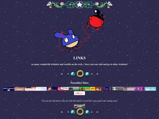 links screenshot