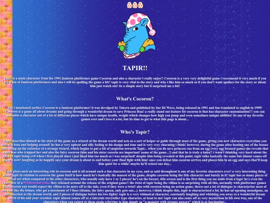 tapir screenshot