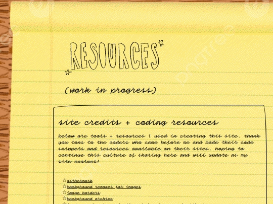 resources screenshot