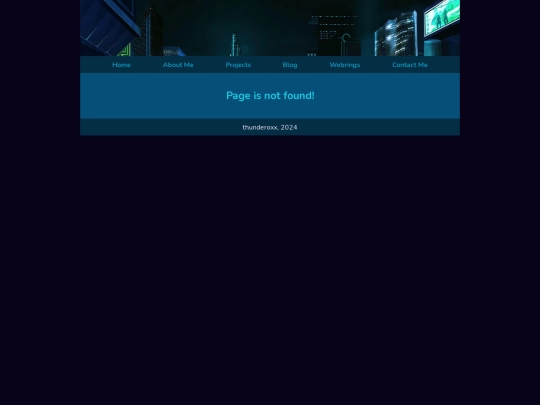 not_found screenshot