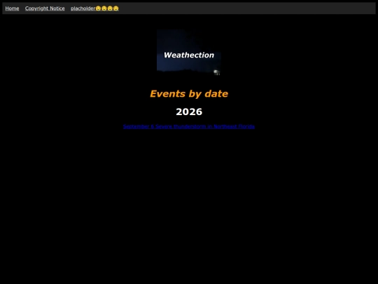 events screenshot