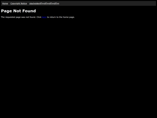 not_found screenshot