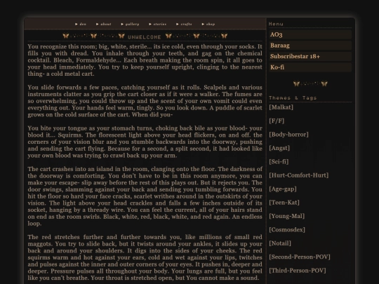 stories/writing/Unwelcome screenshot