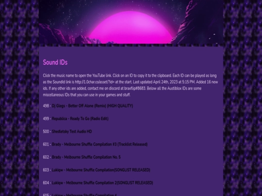 index screenshot