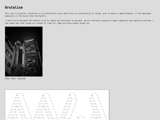 brutalismo screenshot