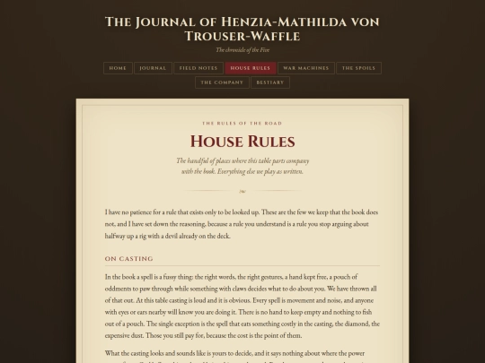 house-rules screenshot