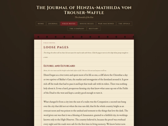 notes screenshot