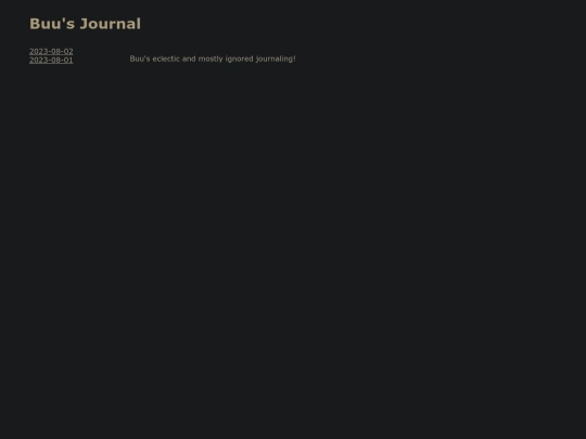b/journal screenshot