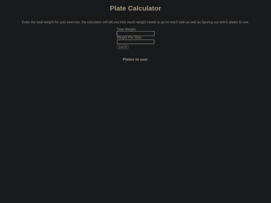plateCalc screenshot