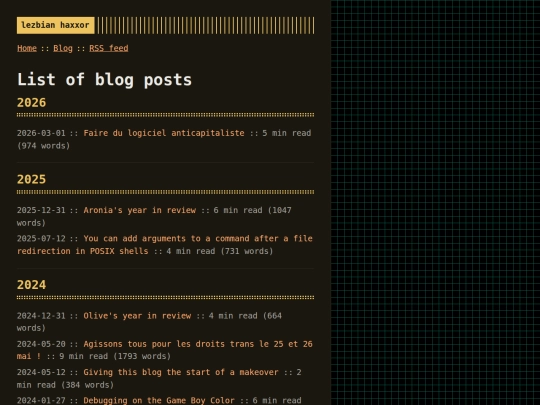 posts screenshot