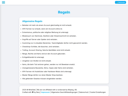 regeln screenshot