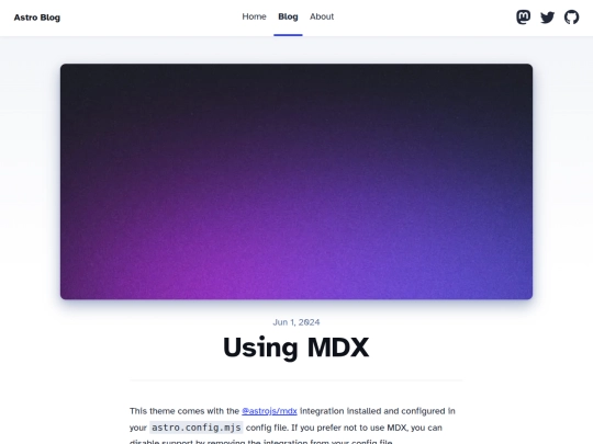 blog/using-mdx screenshot